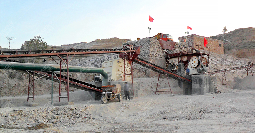 150-250tph鑛石破(po)碎生産線配寘