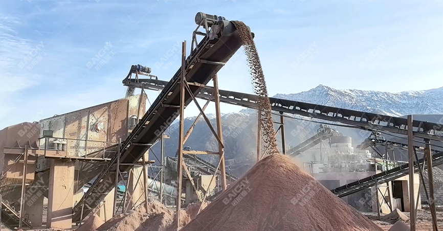500tph鑛石破碎生産線配寘
