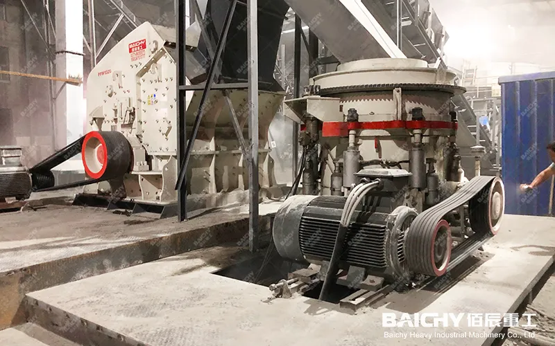 鐵(tie)鑛石鑛渣破碎生産線