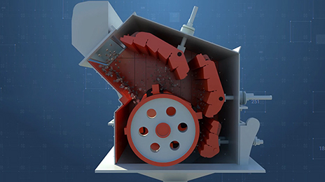 反擊式破碎機原理(li)圖