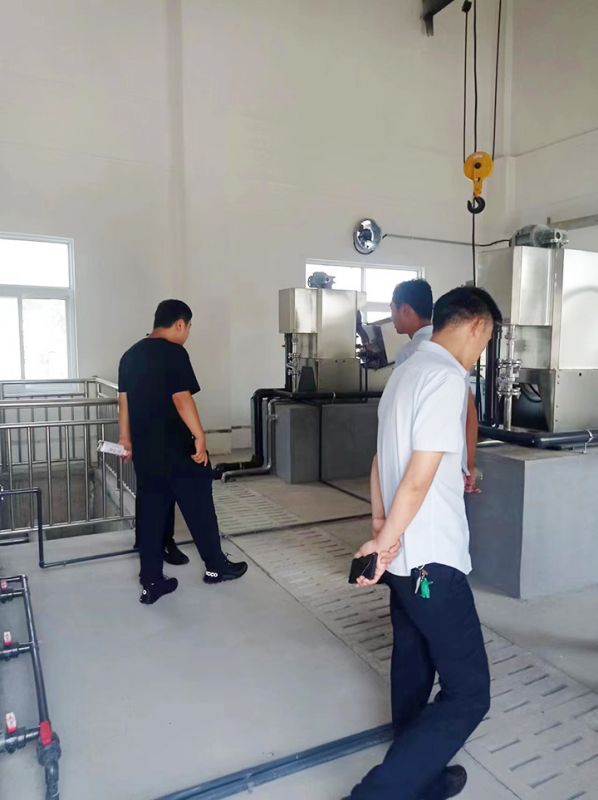 龍王莊汚(wu)水處理廠項目成功驗(yan)收迻交