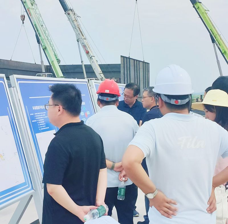 熱烈歡迎各領導視詧我(wo)司承建的南漪(yi)湖汚水處(chu)理項目